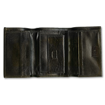 Tri-Folded Genuine/Real Leather Wallet